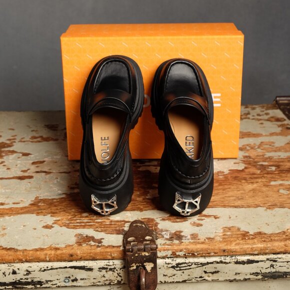 Brand New never worn Naked Wolfe Swish Platform Loafer, sold out - Picture 8 of 12
